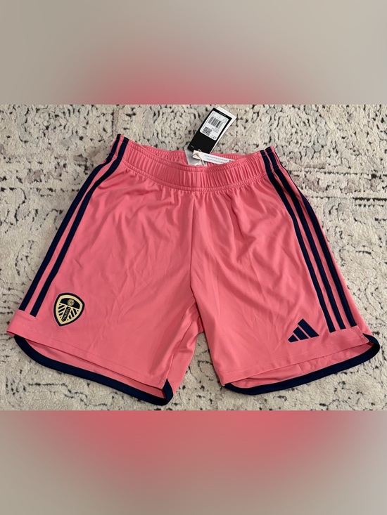 adidas Other - Adidas Authentic Leeds United 2023/2024 Pink Soccer HY3379 Shorts Men’s Sz: S